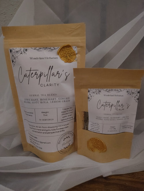 Loose herbal tea blends for focus and mental sharpness 